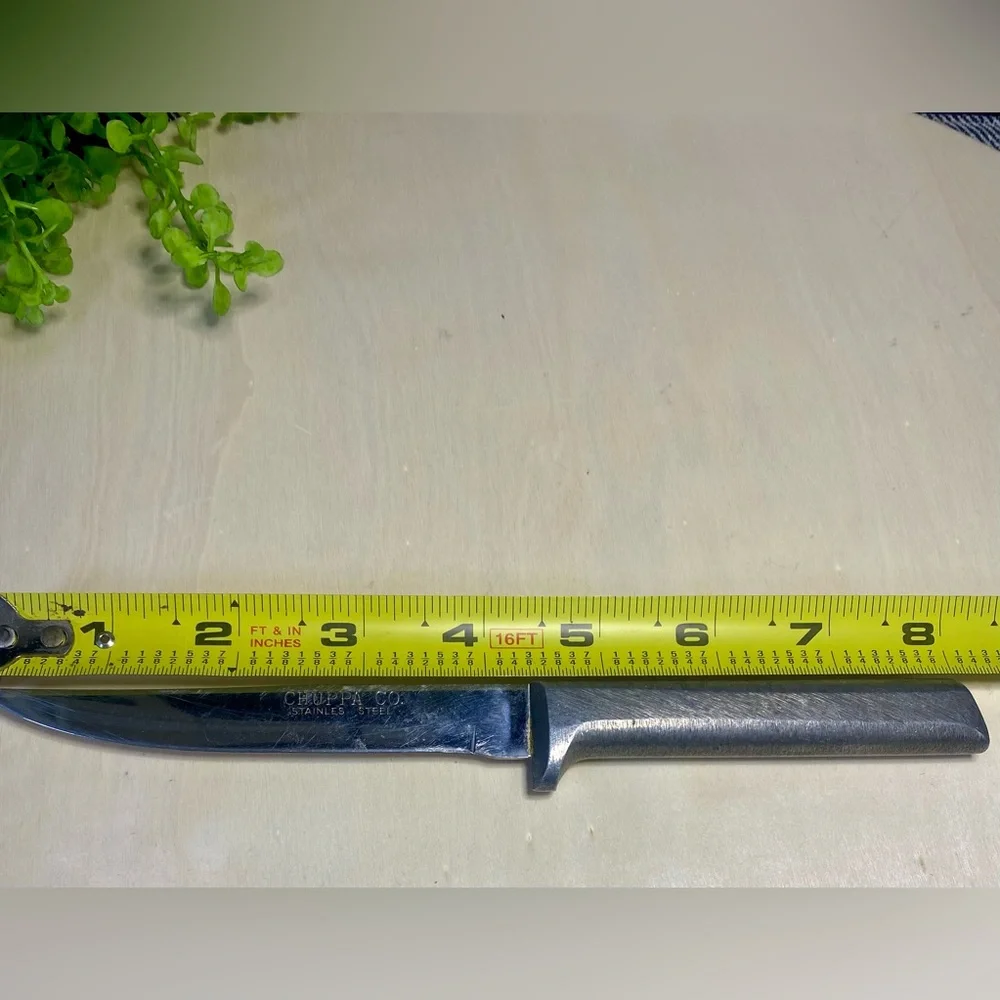 Vintage Aluminum‎ Chuppa Co. Stainless Steel Knife With 4.5” Blade